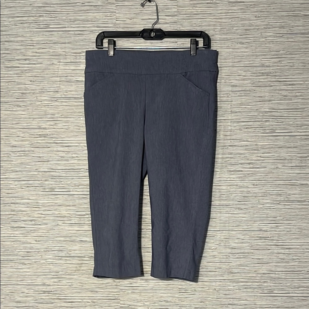 Christopher & Banks Signature Slimming Capris Size 8 Office Casual (744)